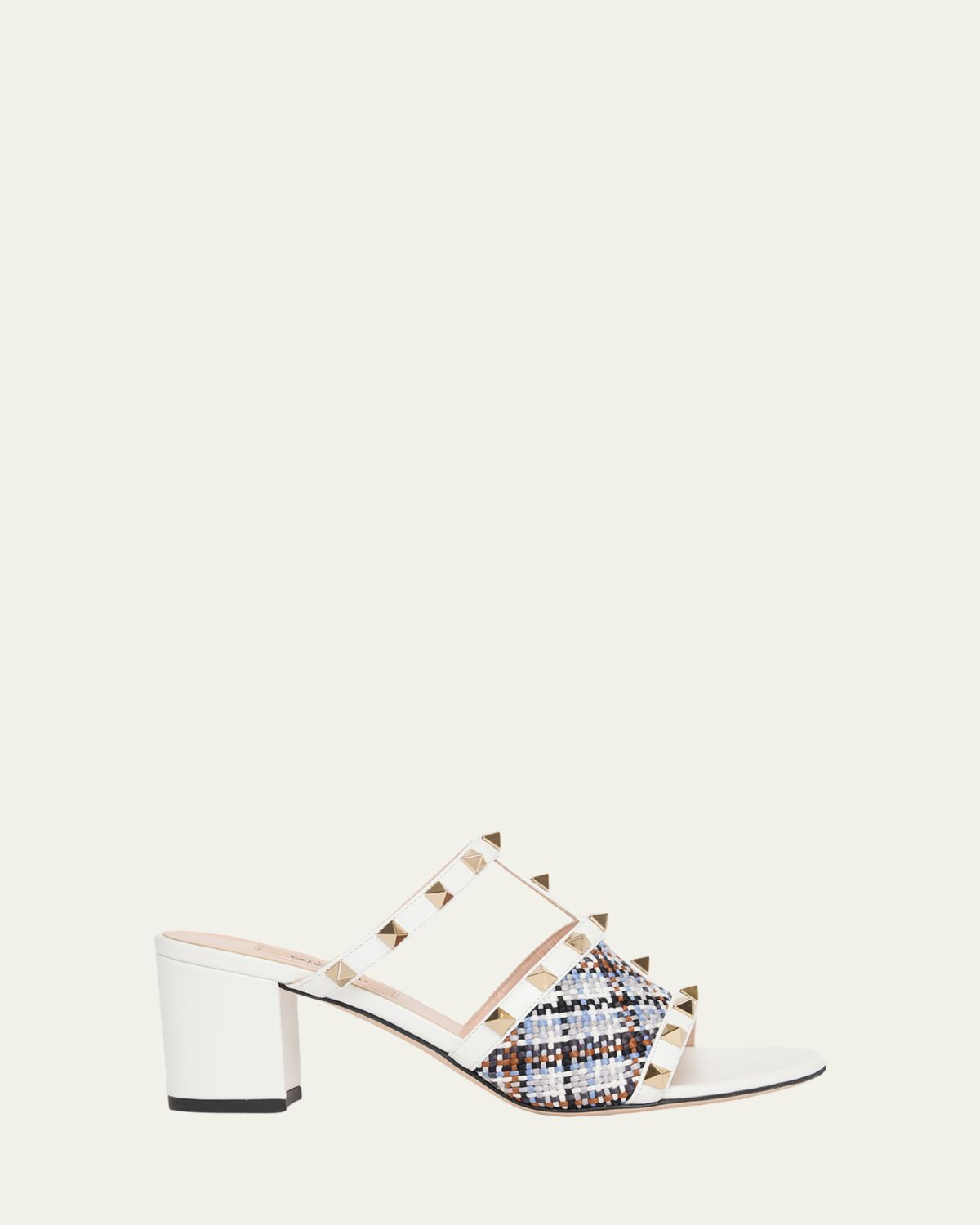Valentino Garavani 60mm Rockstud Leather Block-Heel Mules | Thumbnail 6 Valentino Garavani 60mm Rockstud Leather Block-Heel Mules | Thumbnail 6