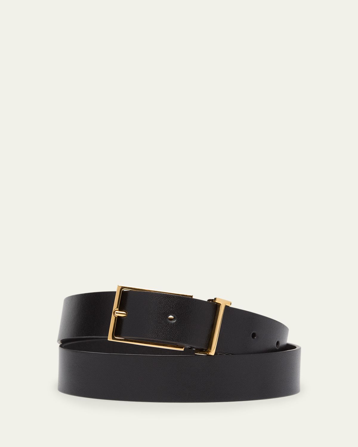 TOM FORD Men's Leather T Loop Belt