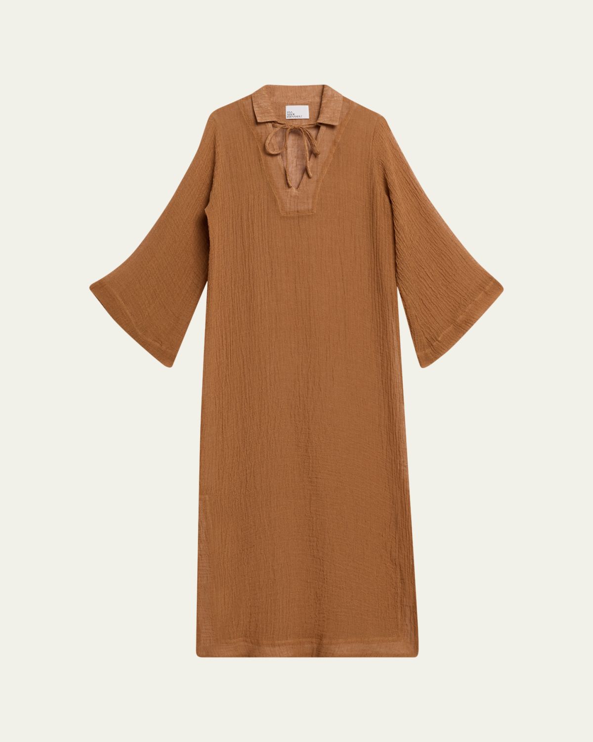 Lisa Marie Fernandez Gauze Tunic Caftan Coverup