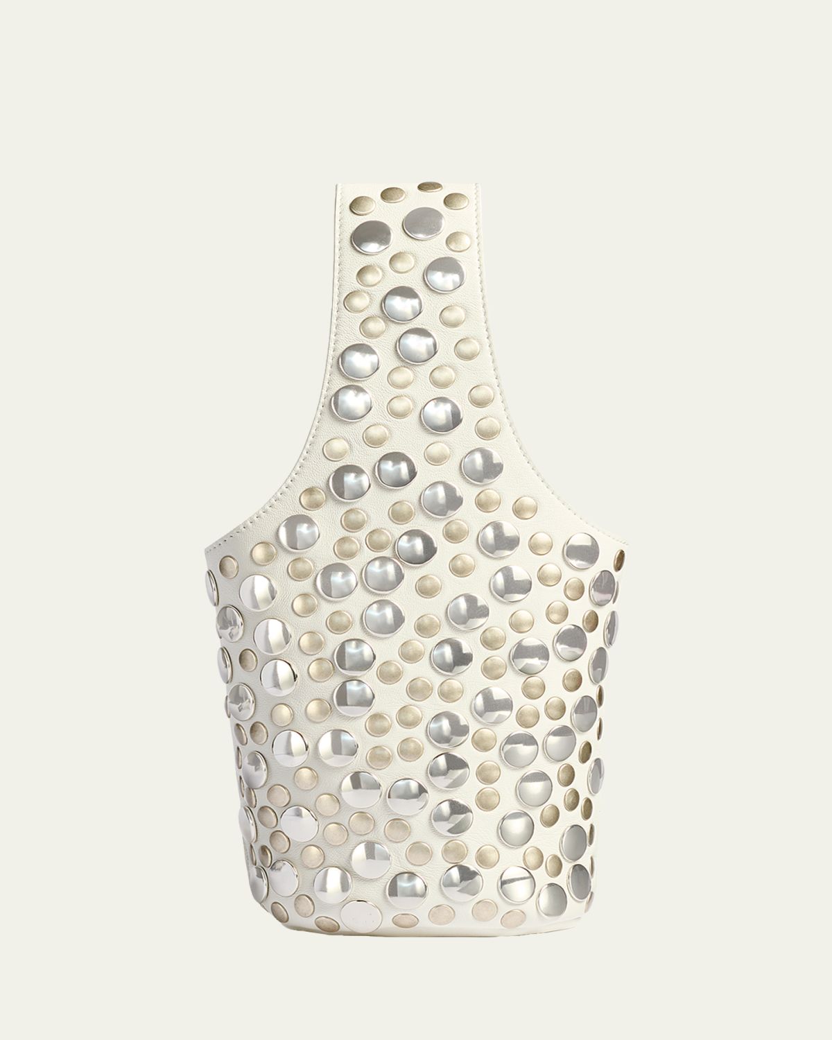 Khaite Livia Small Studded Leather Shoulder Bag - Women's Bags