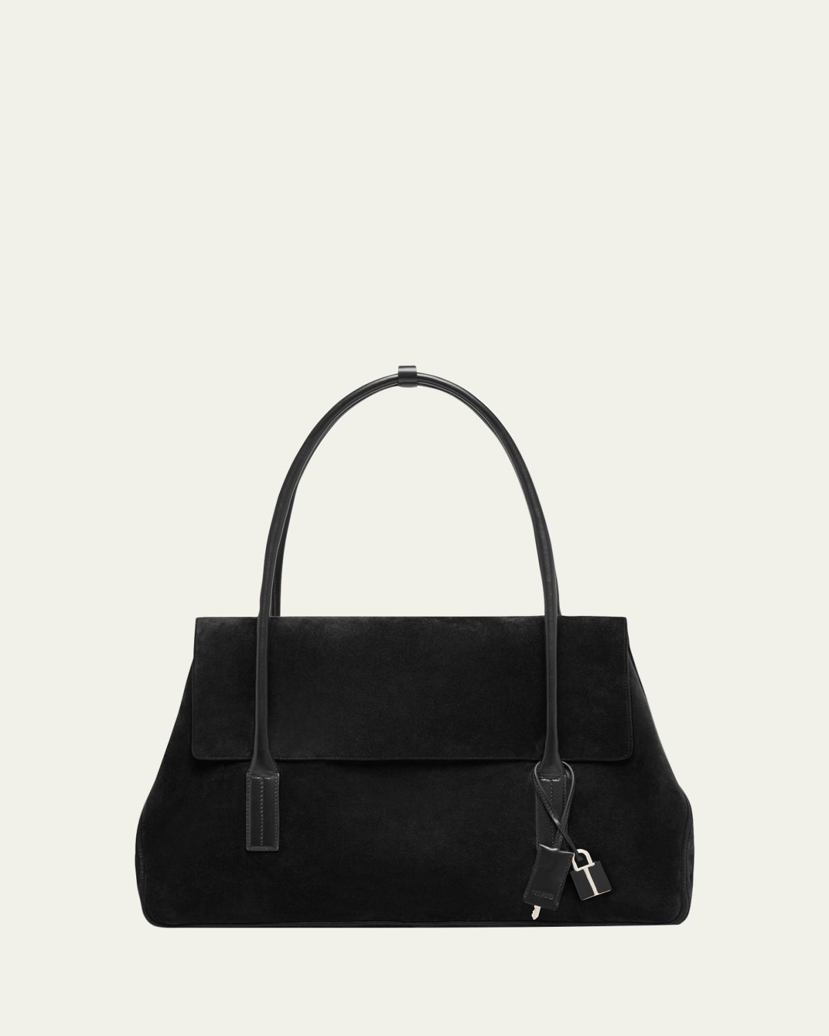 TOM FORD Eclipse Suede Shoulder Bag