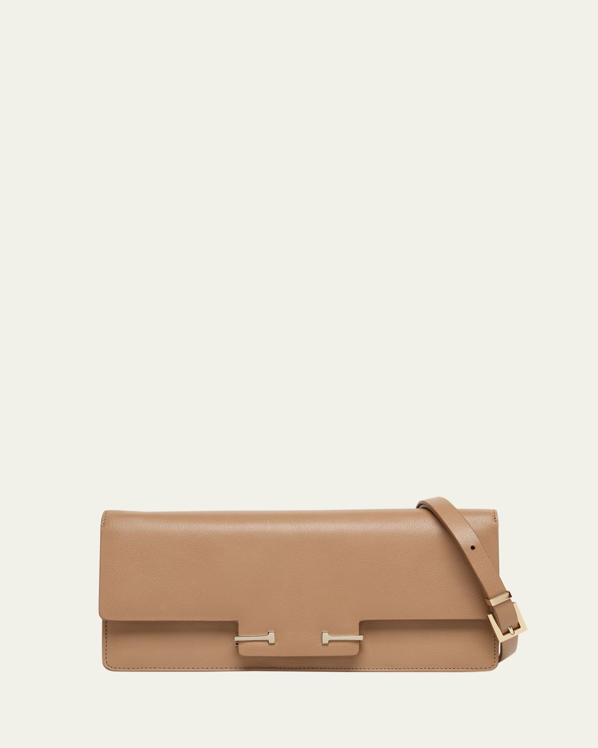 TOM FORD East-West Supple Grain Leather Shoulder Bag