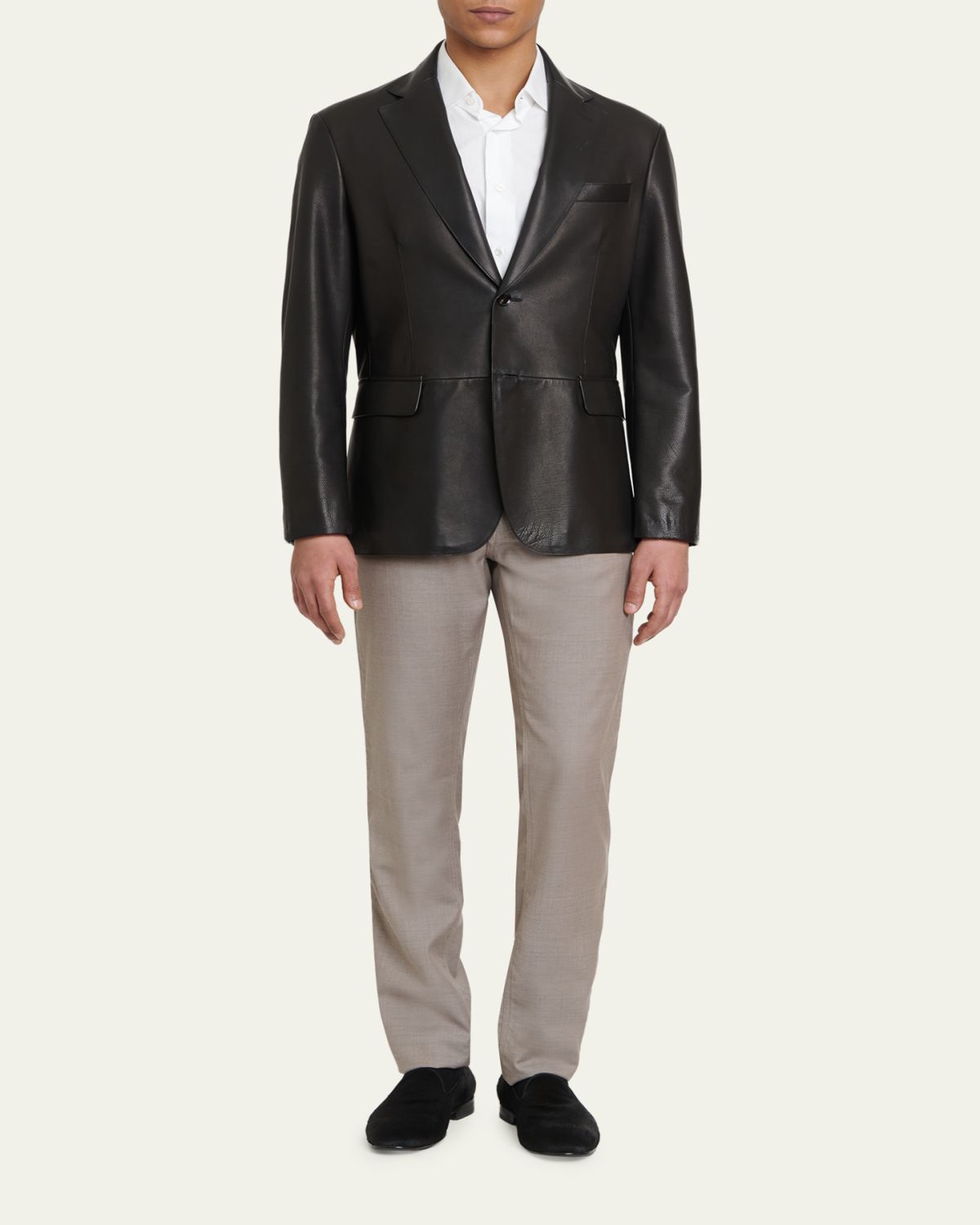 Brioni Men's Wool Slim-Fit Jeans | Thumbnail 2 Brioni Men's Wool Slim-Fit Jeans | Thumbnail 2