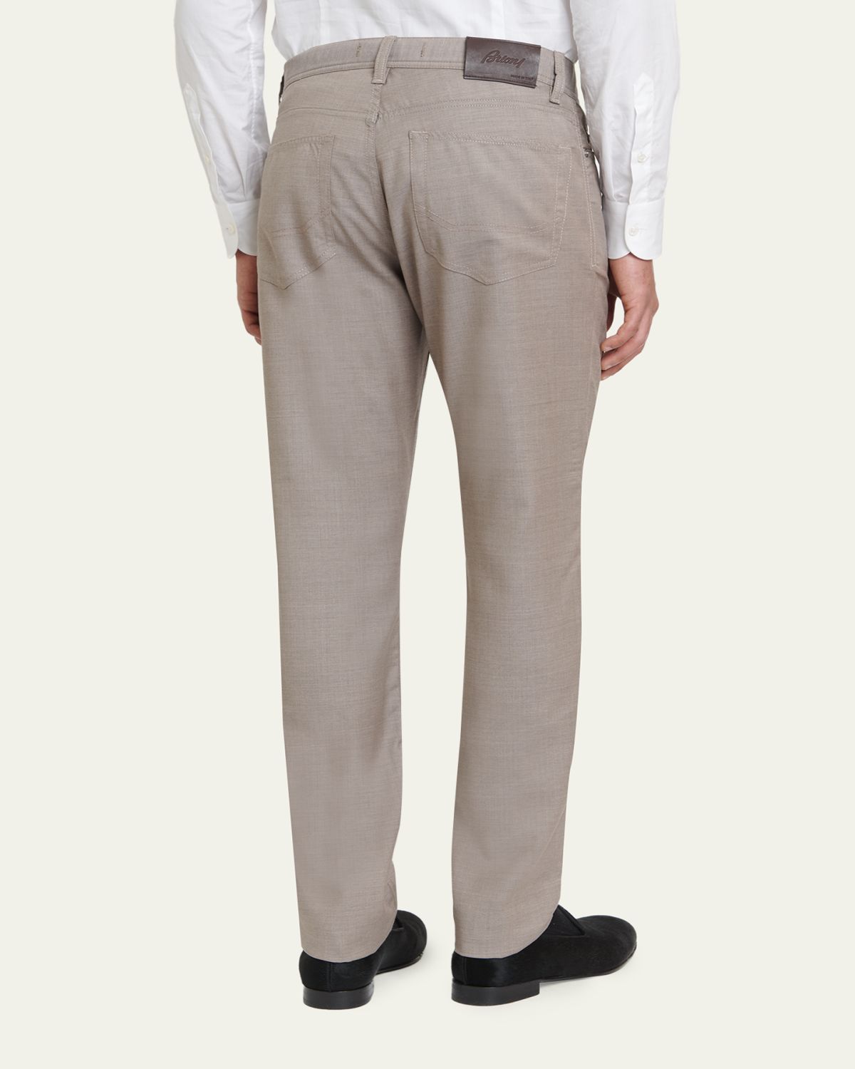 Brioni Men's Wool Slim-Fit Jeans | Thumbnail 3 Brioni Men's Wool Slim-Fit Jeans | Thumbnail 3
