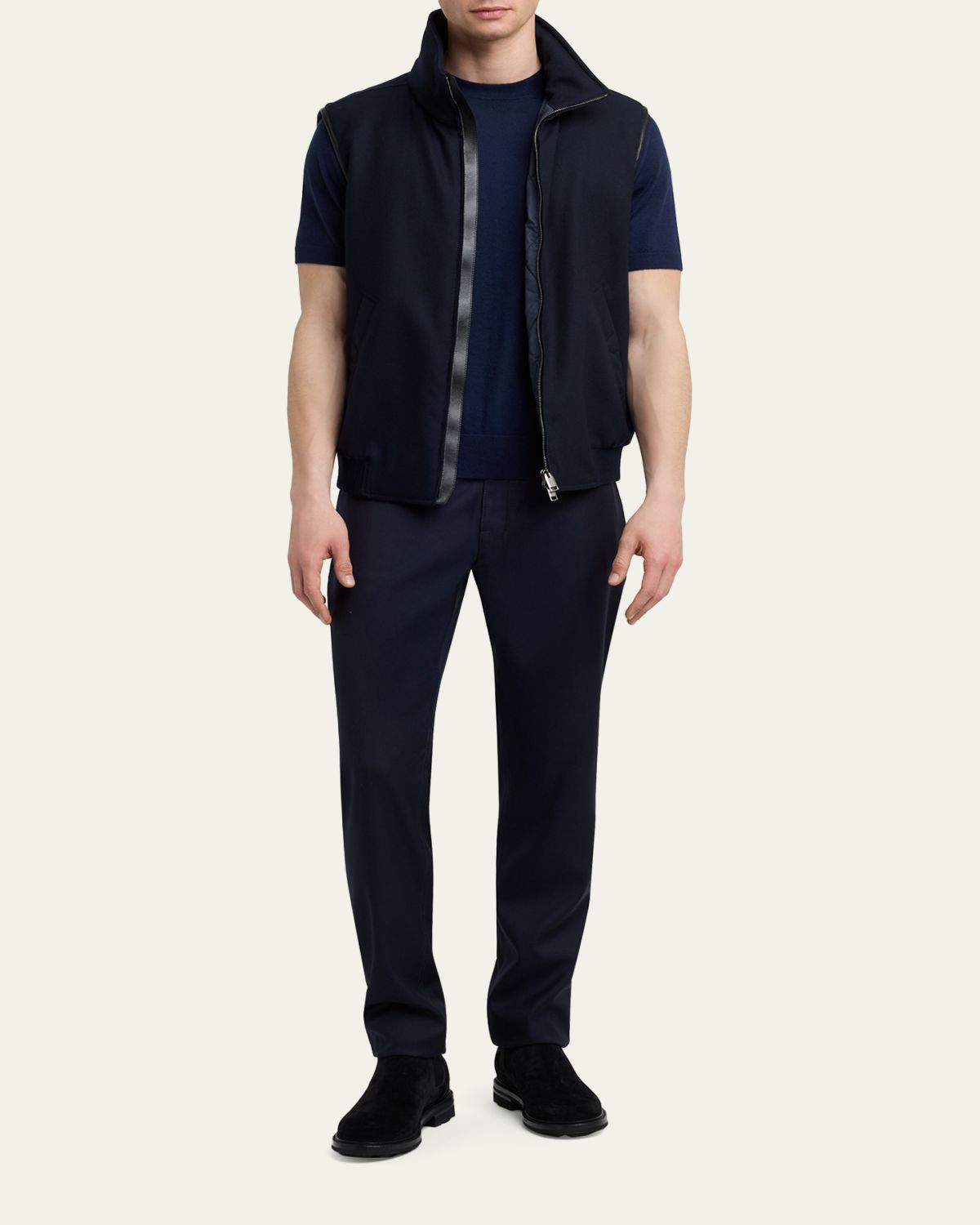 Brioni Men's Wool Slim-Fit Jeans | Thumbnail 2 Brioni Men's Wool Slim-Fit Jeans | Thumbnail 2