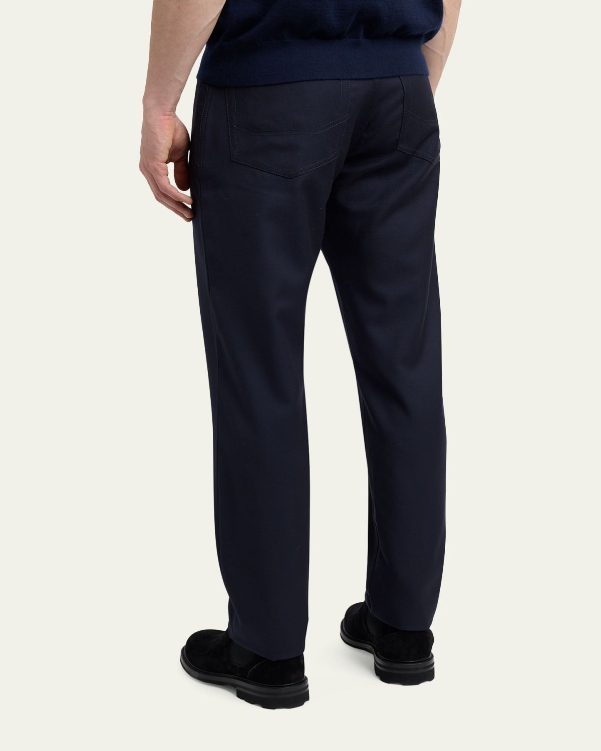 Brioni Men's Wool Slim-Fit Jeans | Thumbnail 3 Brioni Men's Wool Slim-Fit Jeans | Thumbnail 3