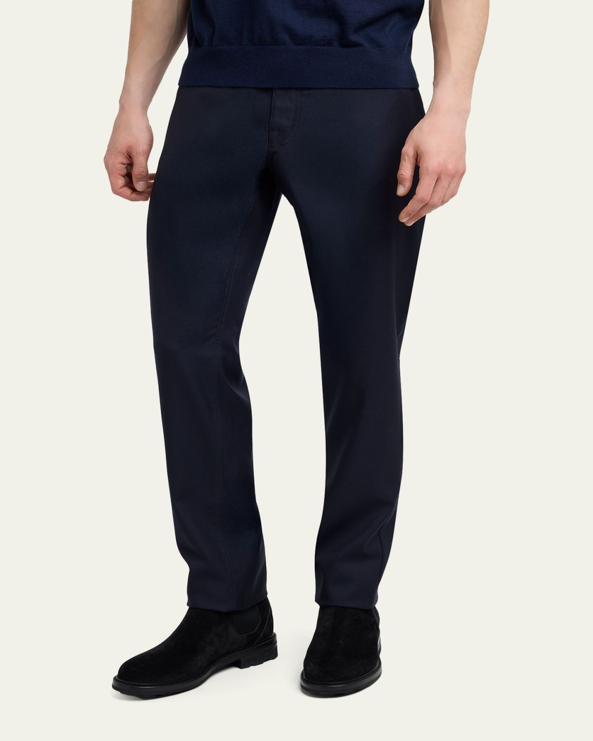 Brioni Men's Wool Slim-Fit Jeans | Thumbnail 4 Brioni Men's Wool Slim-Fit Jeans | Thumbnail 4