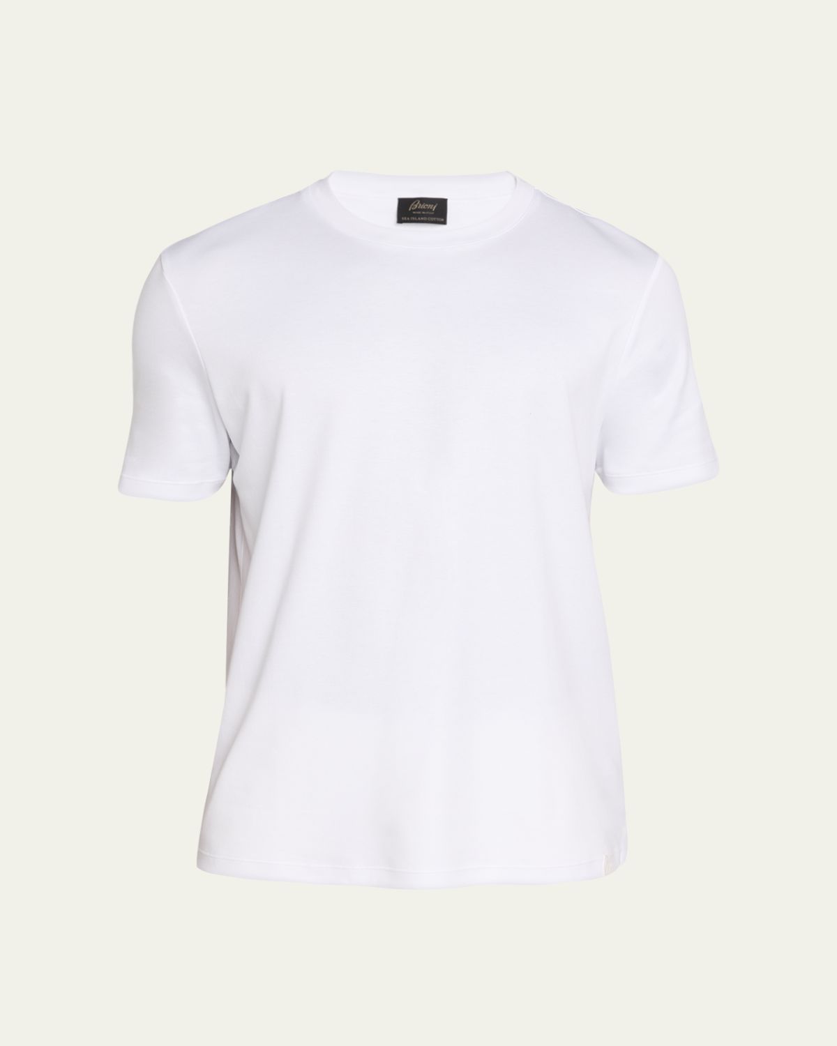 Brioni Men's Sea Island Cotton Crewneck T-Shirt