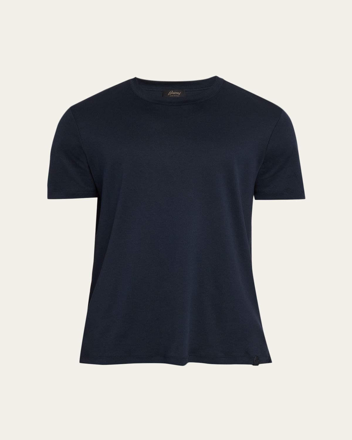 Brioni Men's Sea Island Cotton Crewneck T-Shirt | Thumbnail 6 Brioni Men's Sea Island Cotton Crewneck T-Shirt | Thumbnail 6