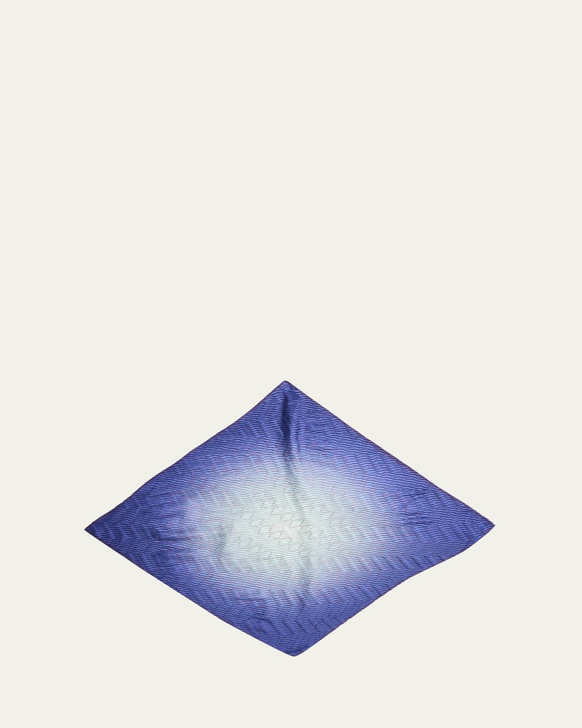 Giorgio Armani Pleated Silk Stole