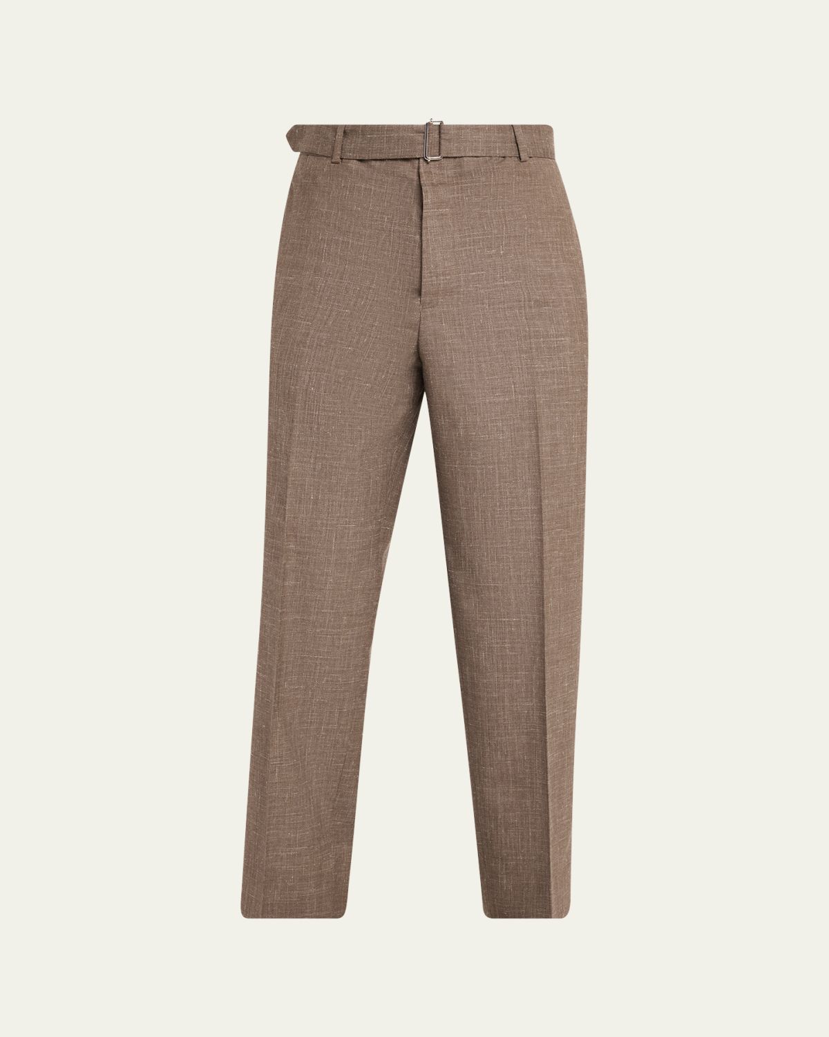 Officine Generale Hoche Wool-Linen Tailored Pants