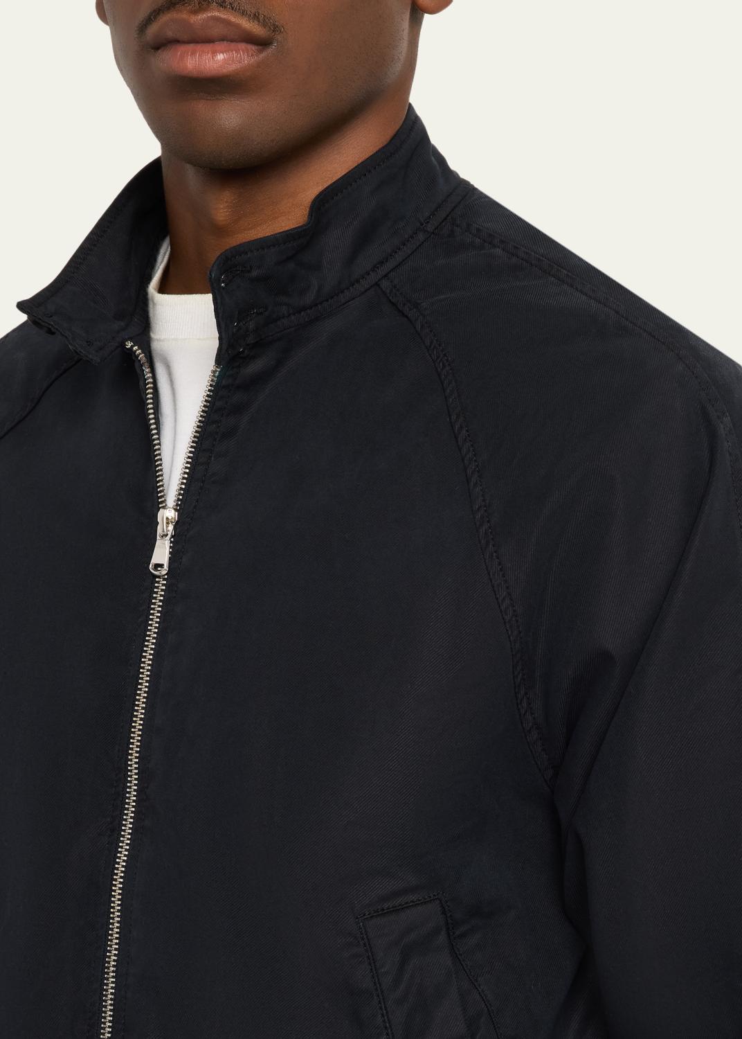 OFFICINE GÉNÉRALE Men's Faded Black Cotton Twill Cory Jacket | Thumbnail 5 OFFICINE GÉNÉRALE Men's Faded Black Cotton Twill Cory Jacket | Thumbnail 5