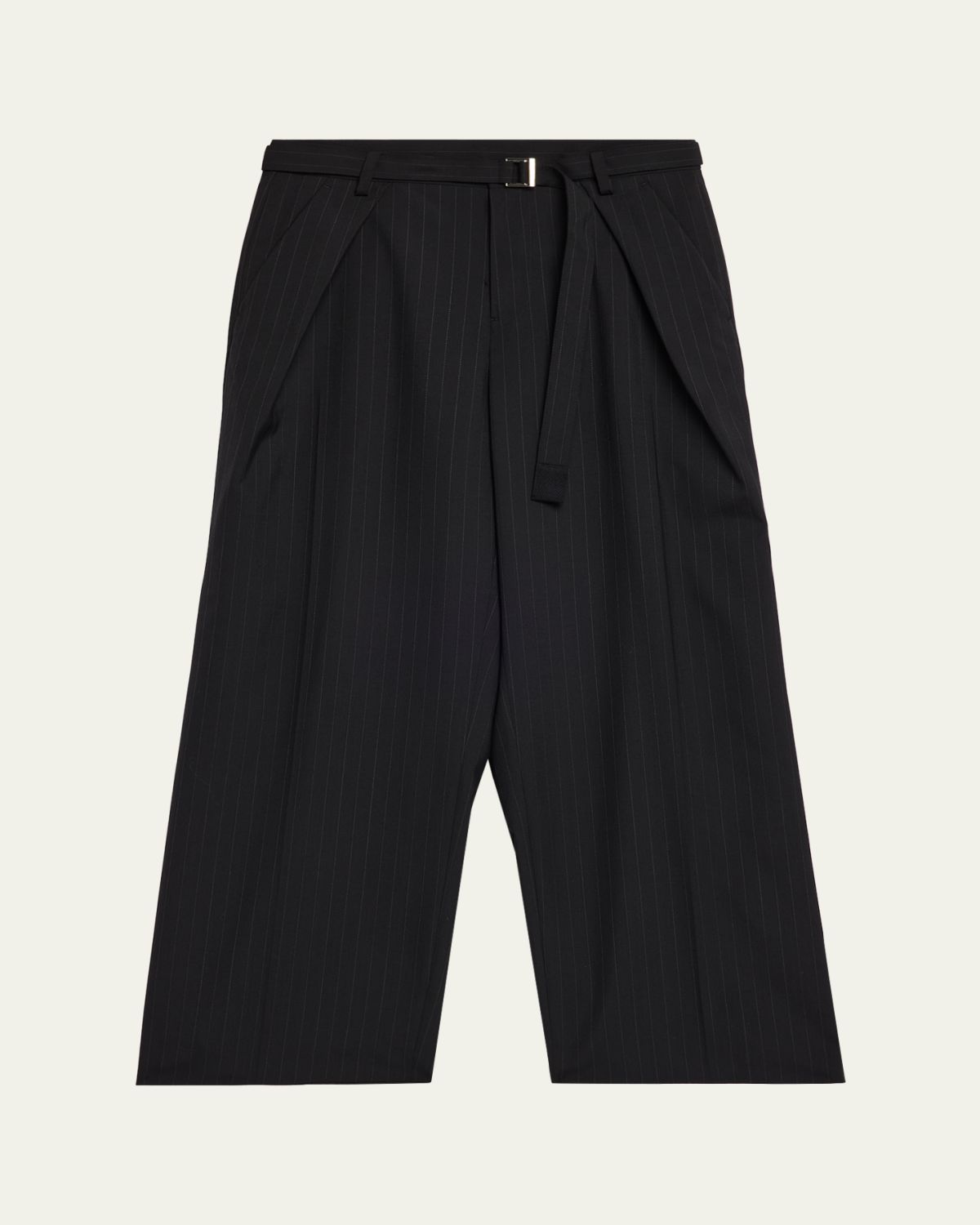 SACAI Chalk Stripe Wool Pants