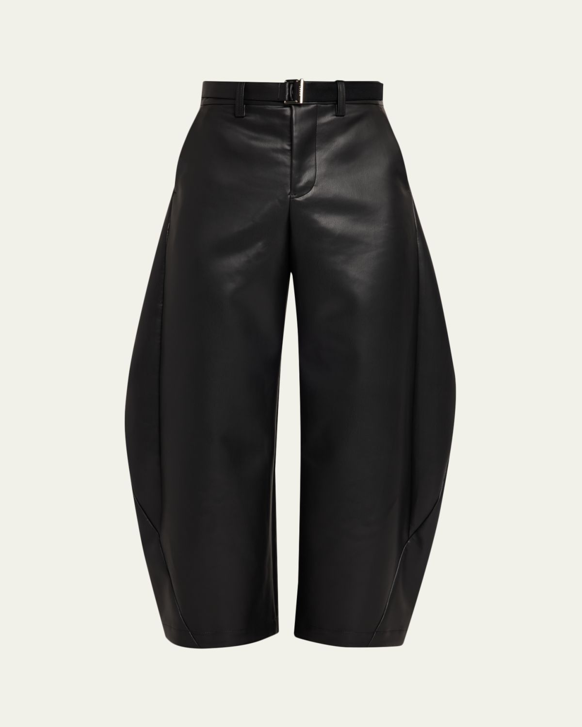 SACAI Faux Leather Pants