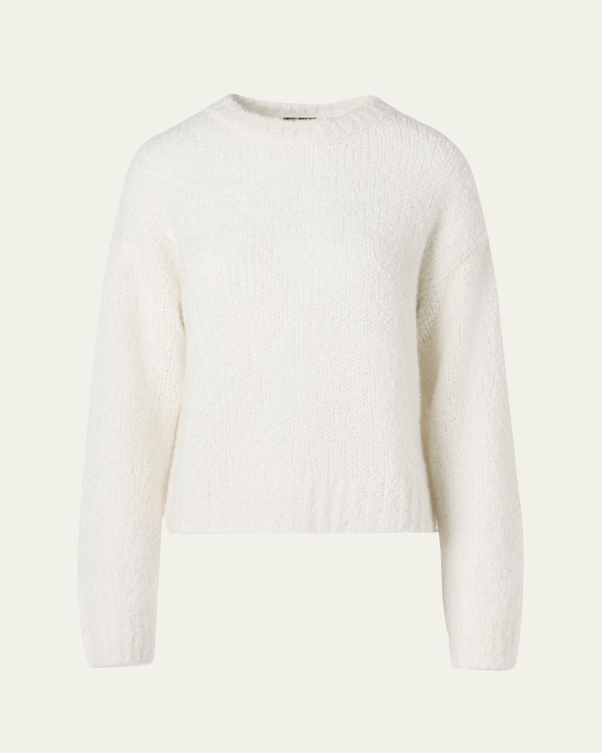 Akris Cashmere-Silk Boucle Knit Sweater - Women's Clothing