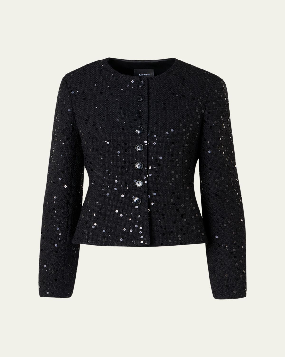 Akris Kelis Sequined Tweed Jacket - Women's Clothing