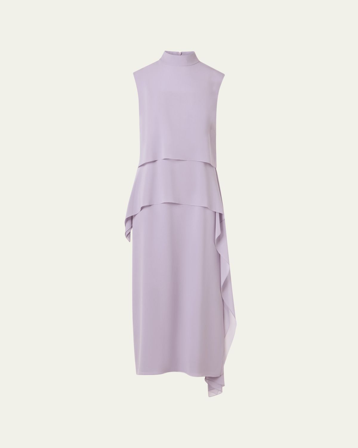 Akris Malva Silk Georgette Layered Dress