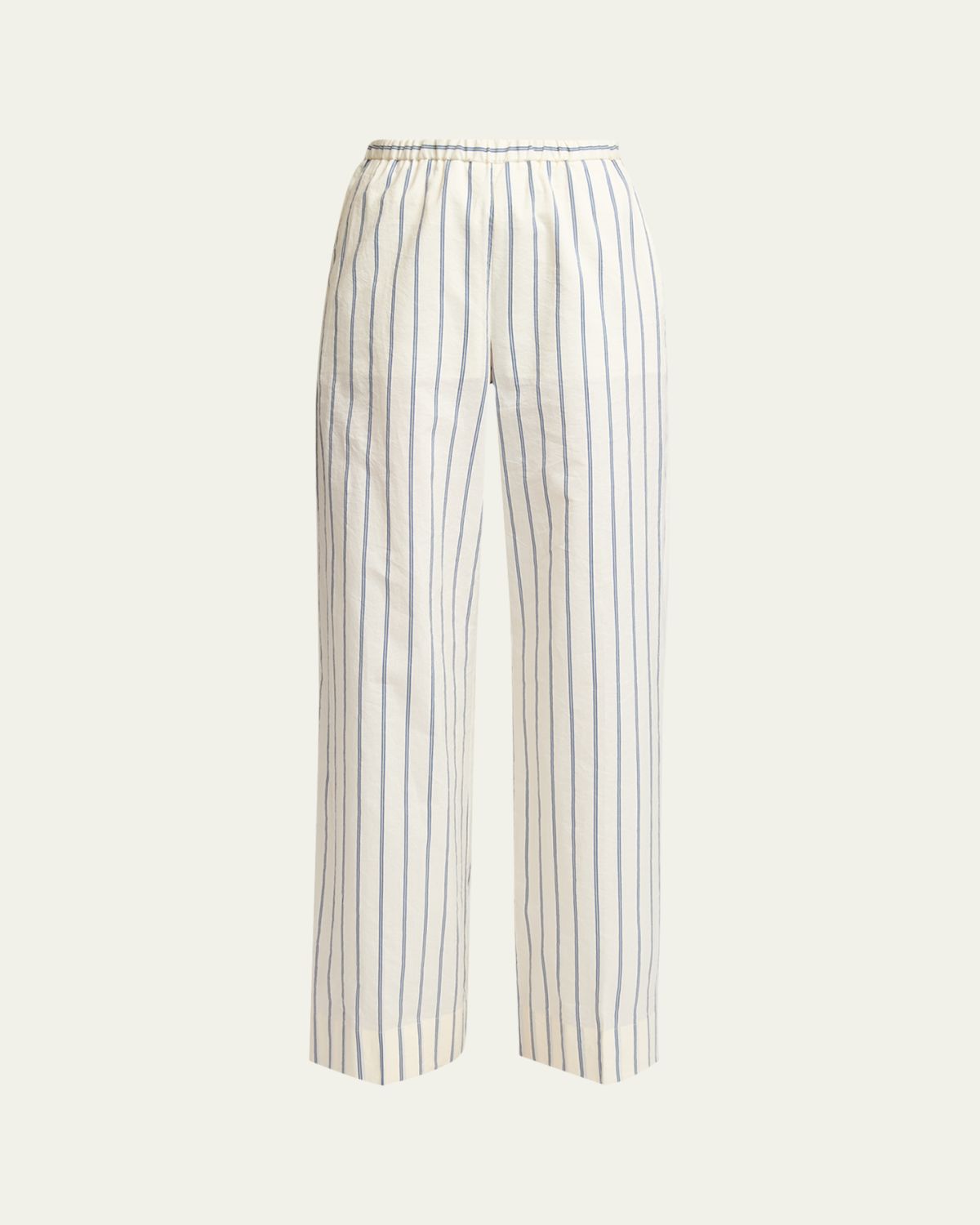Moncler Stripe Pull-On Cotton Pants