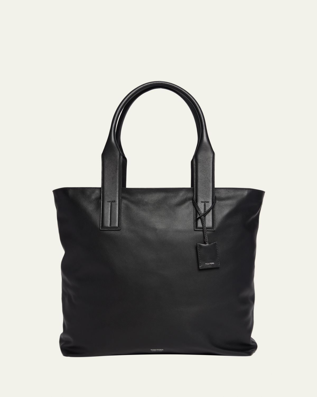 TOM FORD Men's Soft Leather North-South Tote Bag