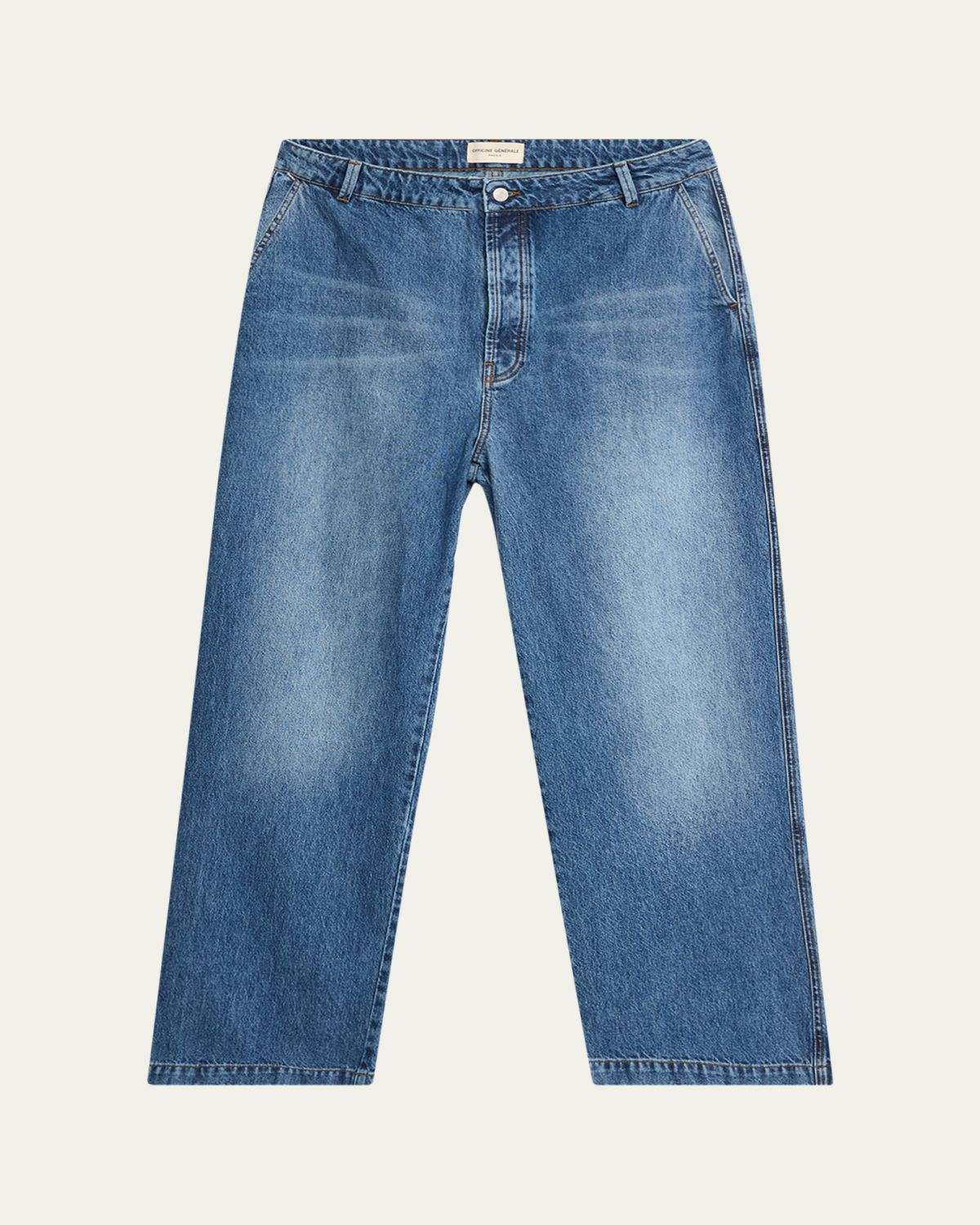 Officine Generale Denim Straight-Leg Jeans