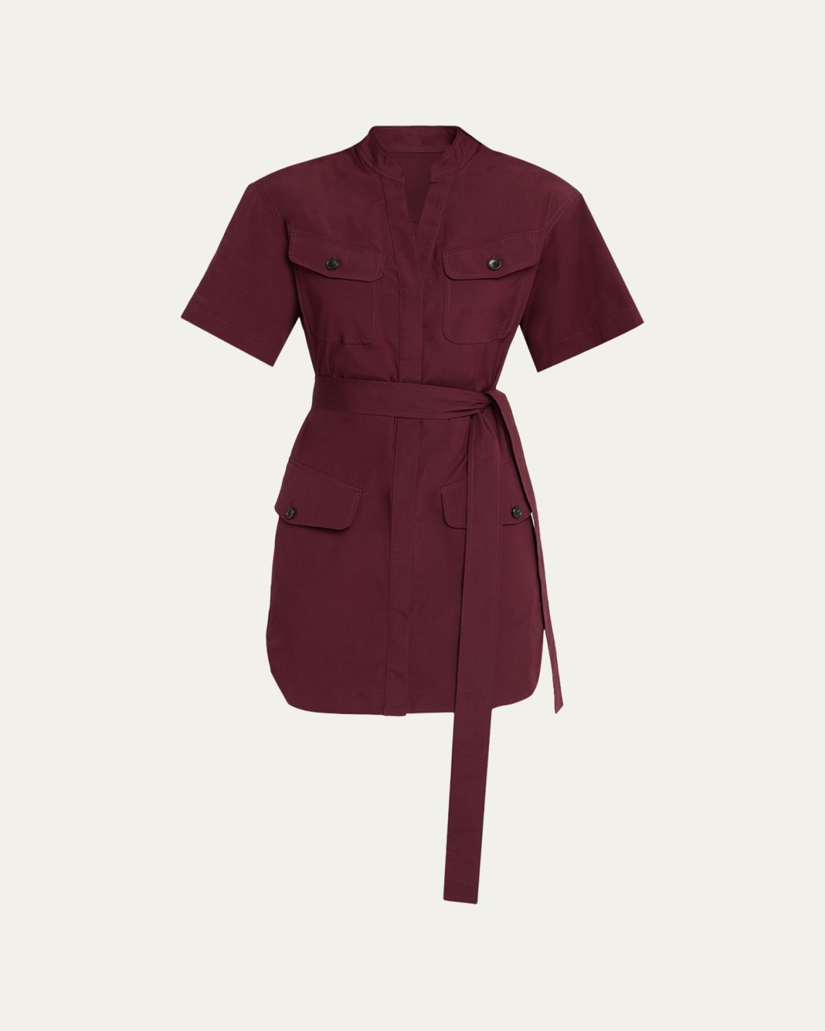 A.L.C. Quinn Short-Sleeve Twill Shirtdress | Thumbnail 6 A.L.C. Quinn Short-Sleeve Twill Shirtdress | Thumbnail 6