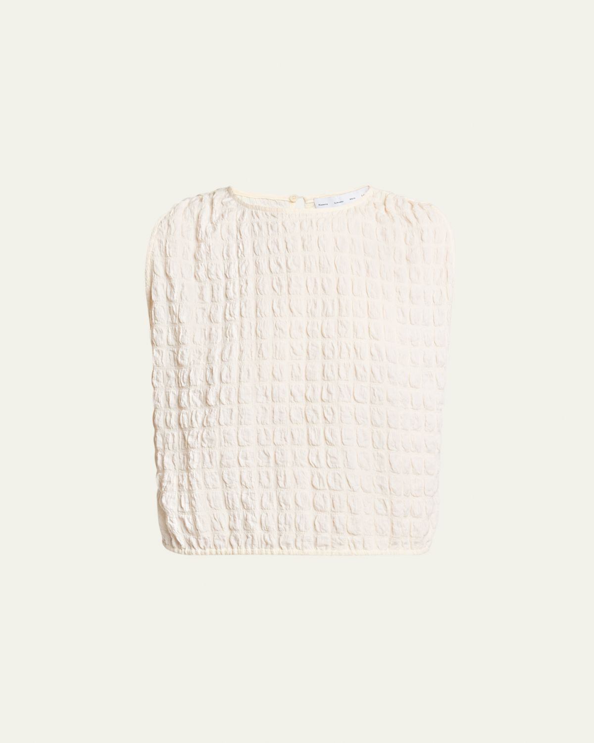 Proenza Schouler White Label Bradley Textured Crewneck Top
