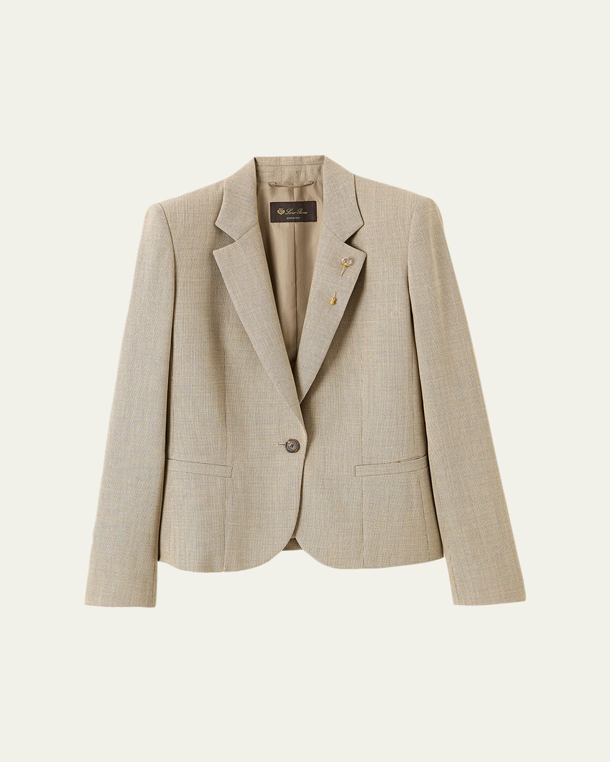 Loro Piana Lindy Single-Breasted Jacket