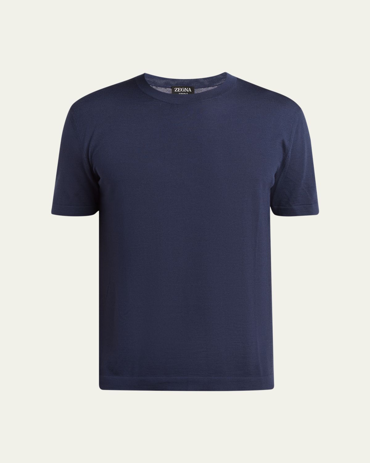 ZEGNA Men's 15milmil15 Wool Crewneck T-Shirt