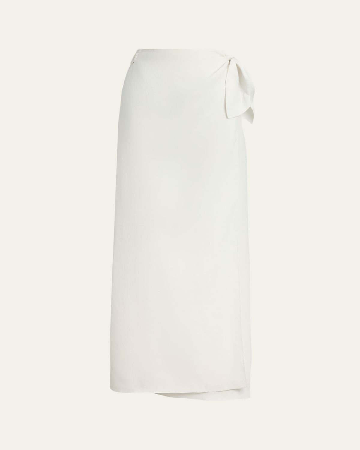 Ralph Lauren Collection Linen Wrap Maxi Skirt