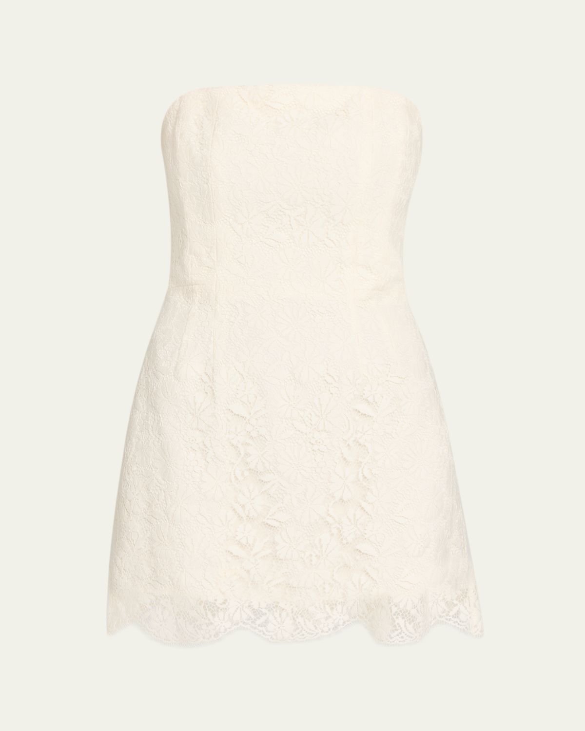 A.L.C. Eliana Strapless Lace Mini Dress