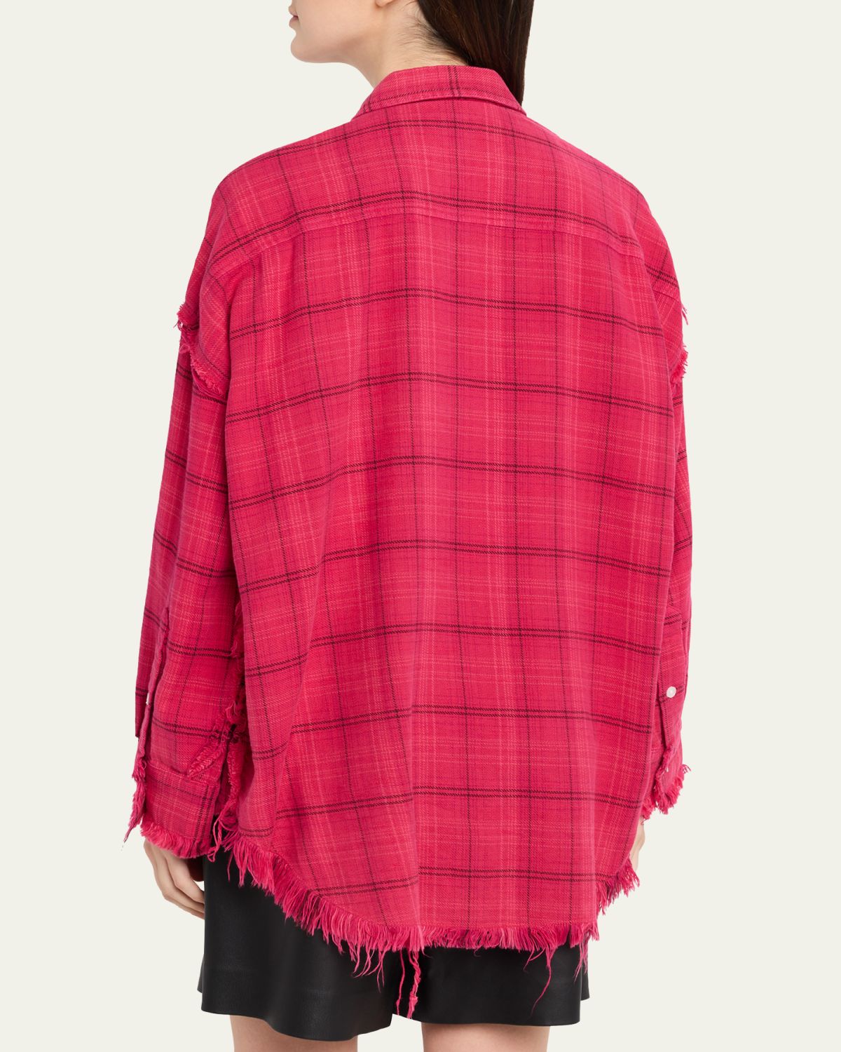 R13 Long-Sleeve Shredded Seam Shirt | Thumbnail 3
