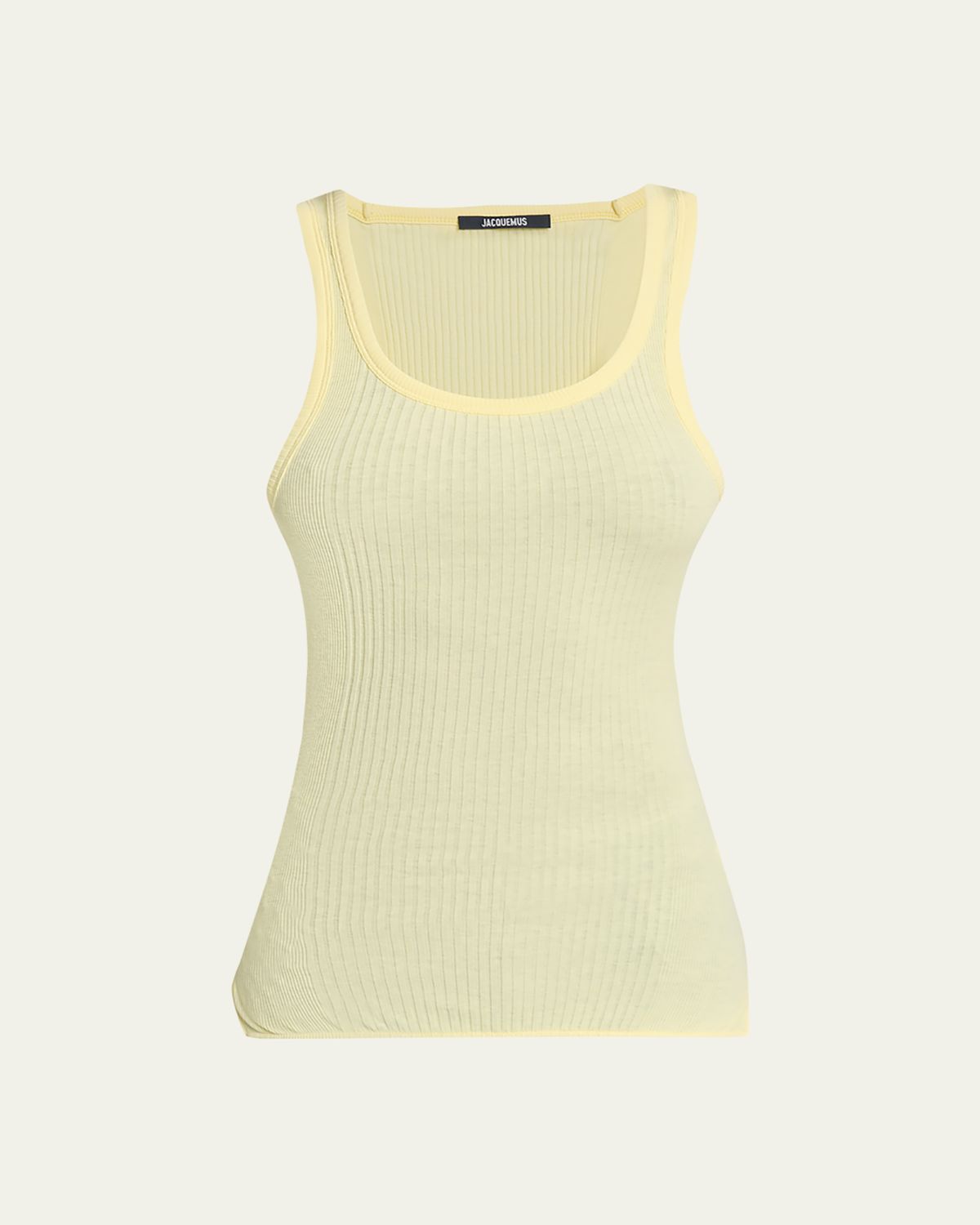 Jacquemus The Round Ribbed Tank Top