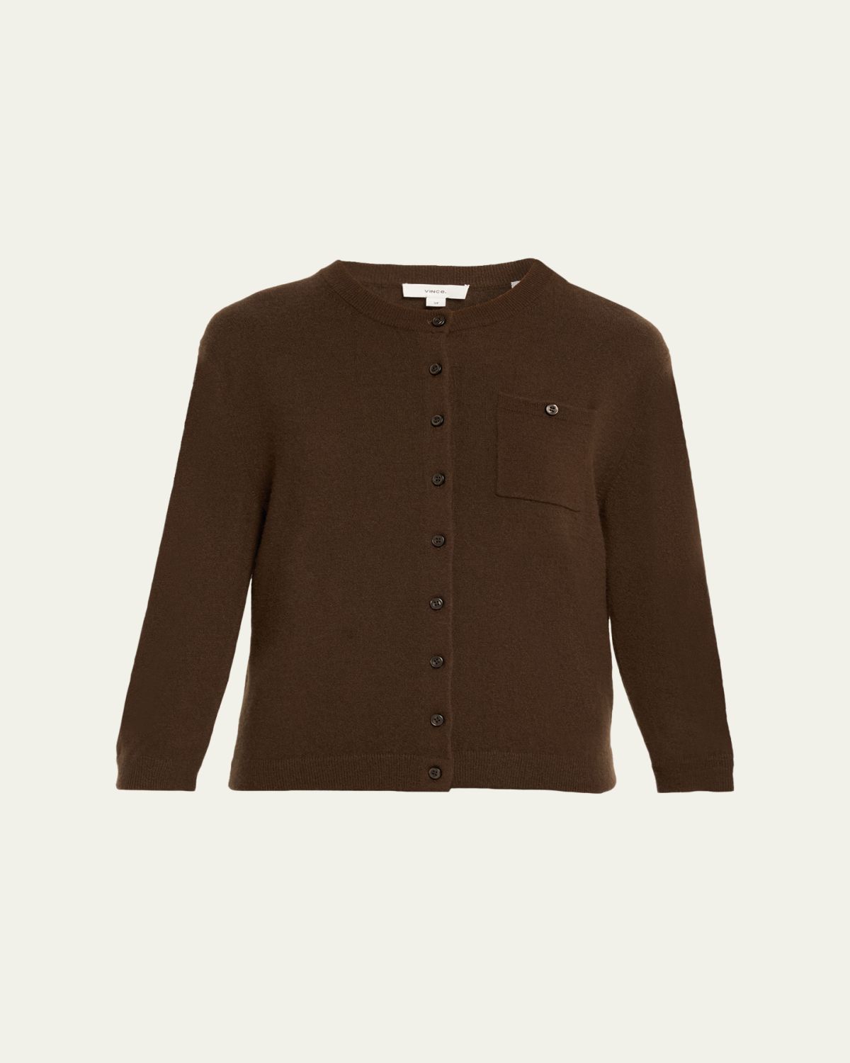 Vince Cashmere-Blend Pocket Cardigan