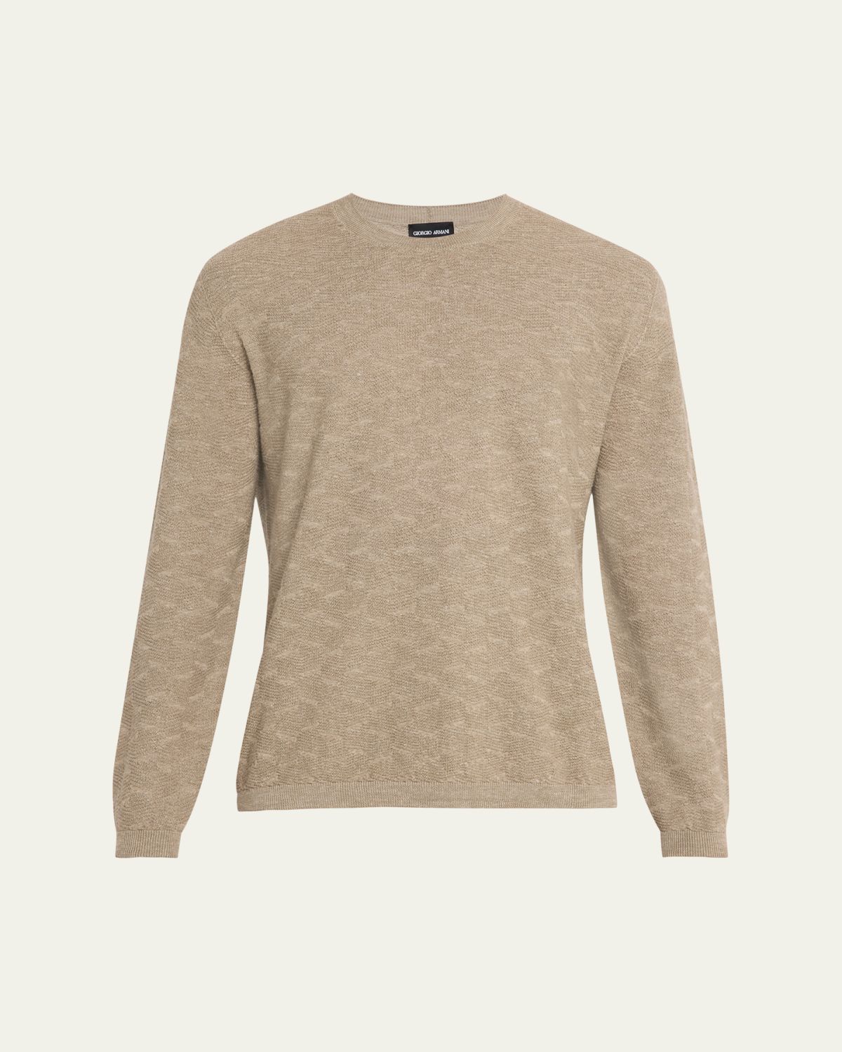 Giorgio Armani Patterned Cashmere-Blend Sweater