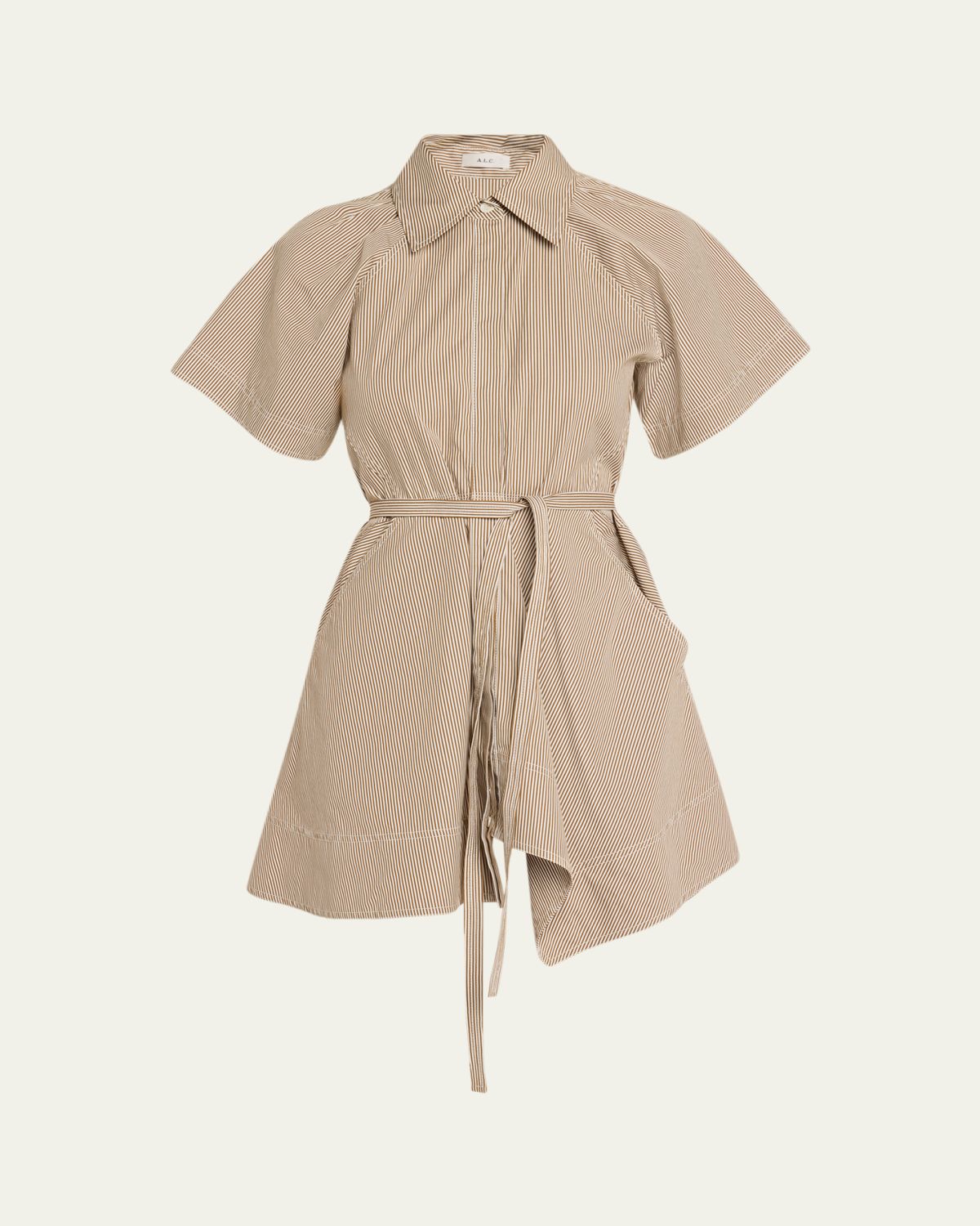 A.L.C. Julie Pinstripe Mini Shirtdress