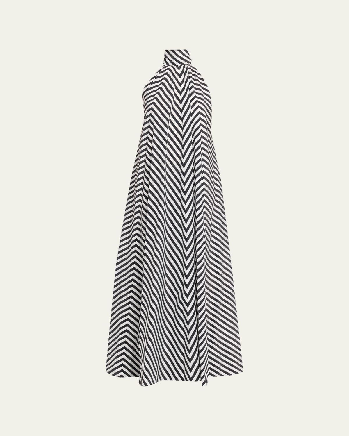 Ralph Lauren Collection Piper Striped Silk-Blend Evening Dress | Thumbnail 6 Ralph Lauren Collection Piper Striped Silk-Blend Evening Dress | Thumbnail 6