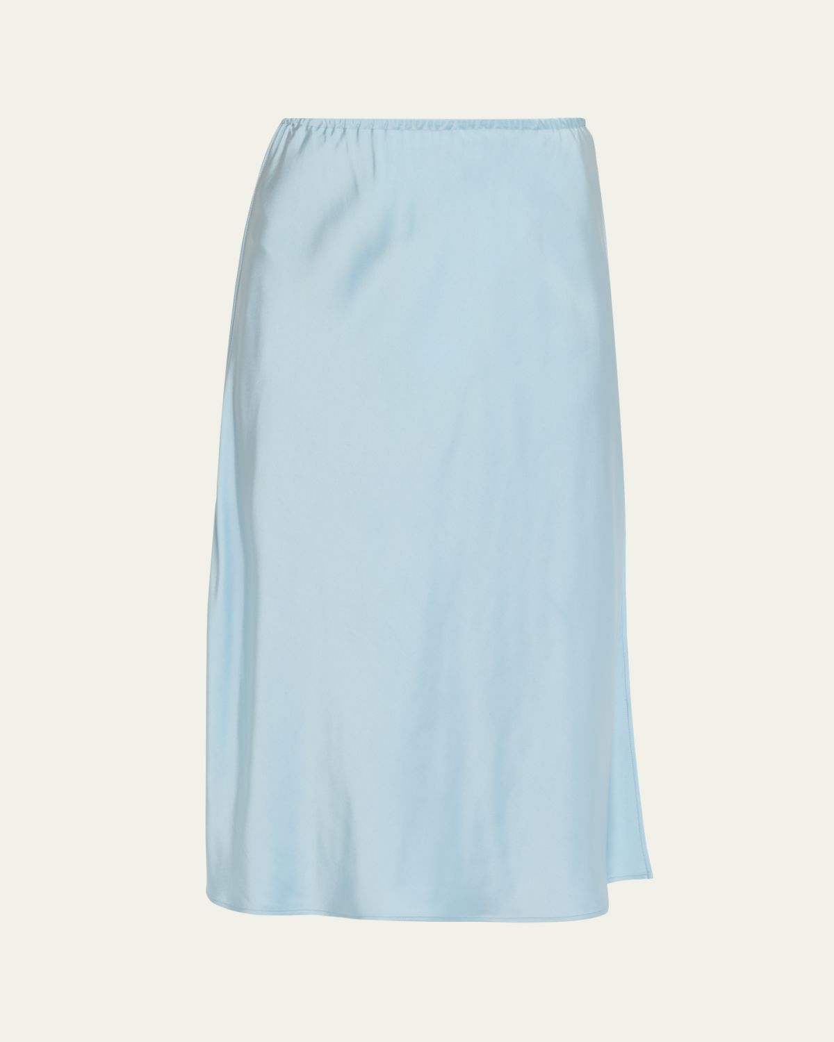 Vince Pull-On Satin Slip Skirt