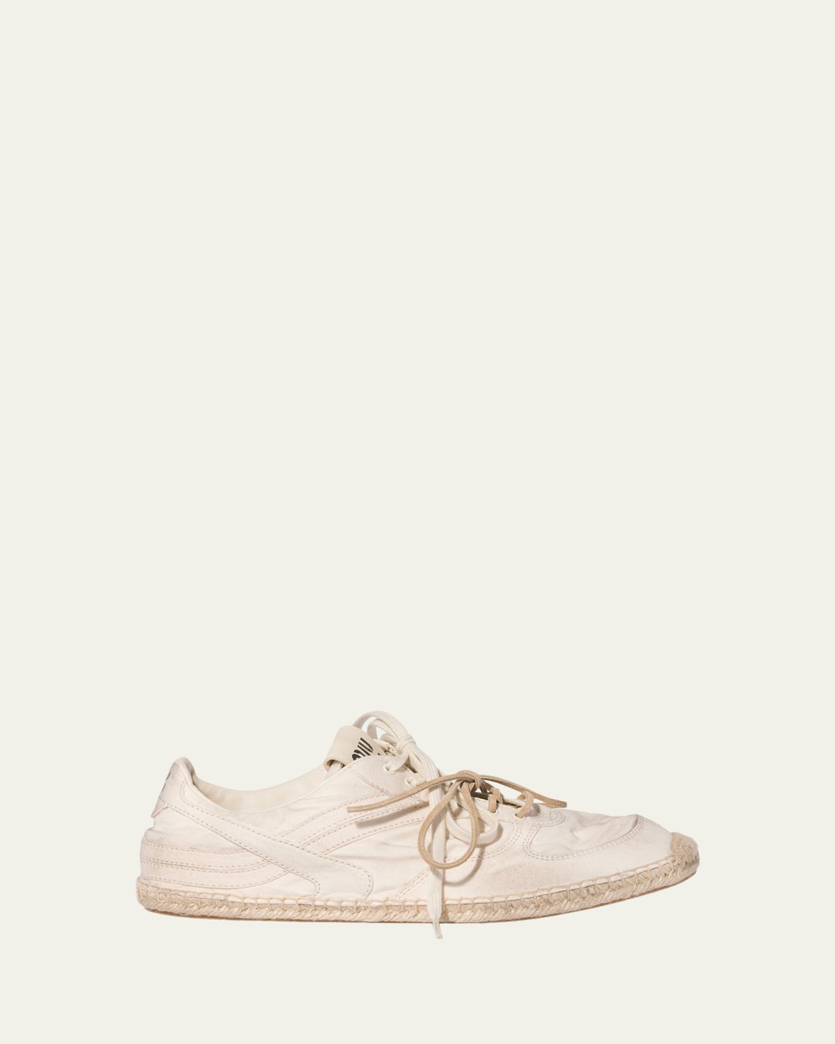 Miu Miu Canvas Espadrille Low-Top Sneakers