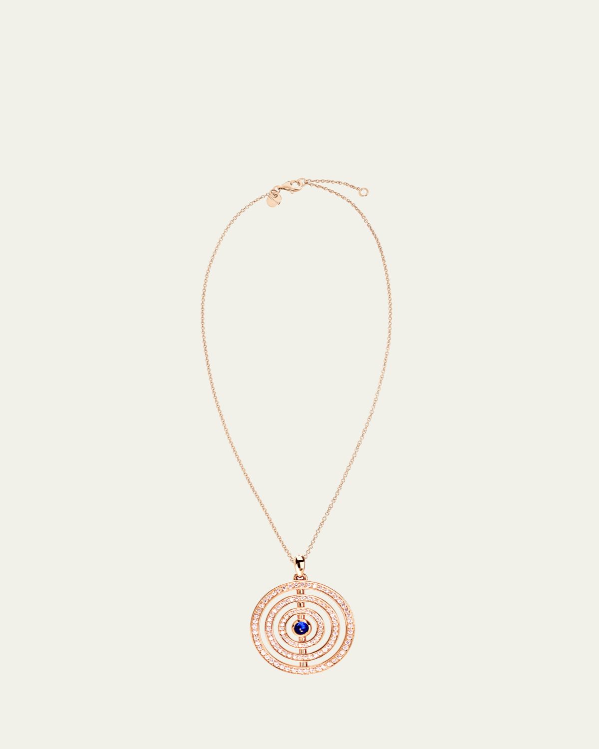 Procaccia Jewelry 18K Rose Gold The Good Eye Pendant Necklace