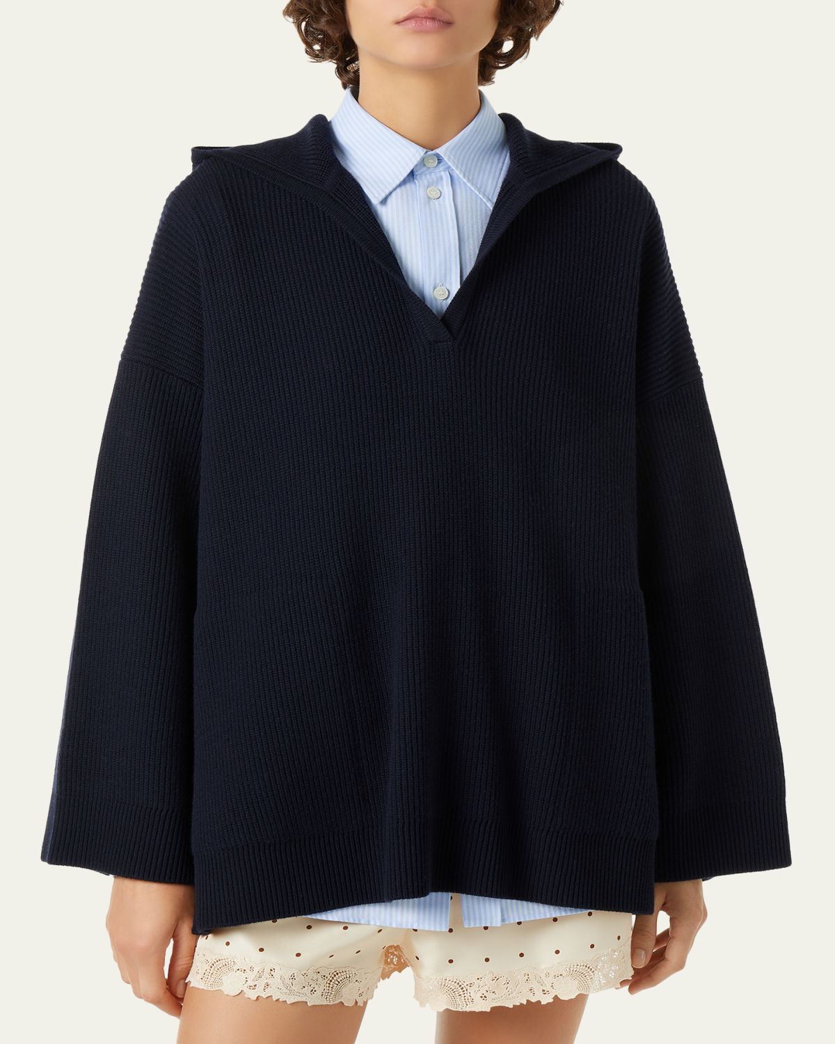 Loro Piana Sloop Hooded Virgin Wool Sweater | Thumbnail 4 Loro Piana Sloop Hooded Virgin Wool Sweater | Thumbnail 4