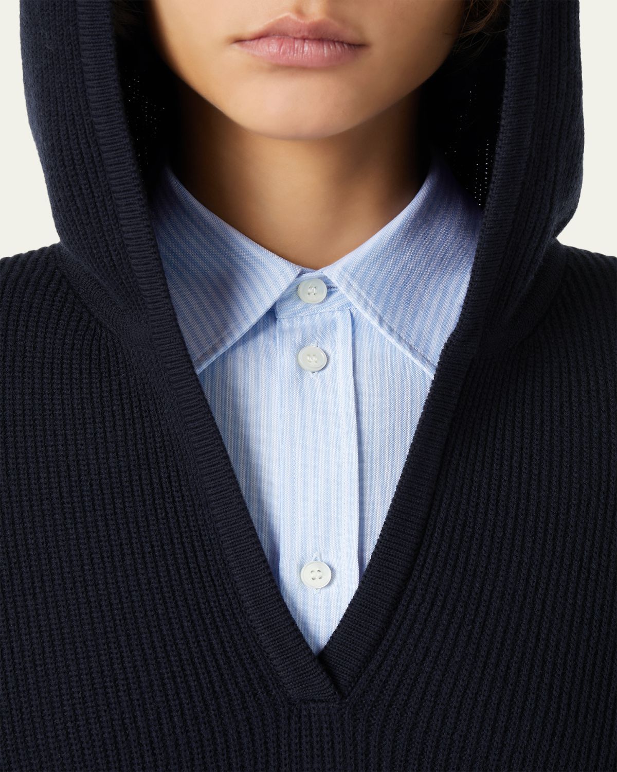 Loro Piana Sloop Hooded Virgin Wool Sweater | Thumbnail 5 Loro Piana Sloop Hooded Virgin Wool Sweater | Thumbnail 5