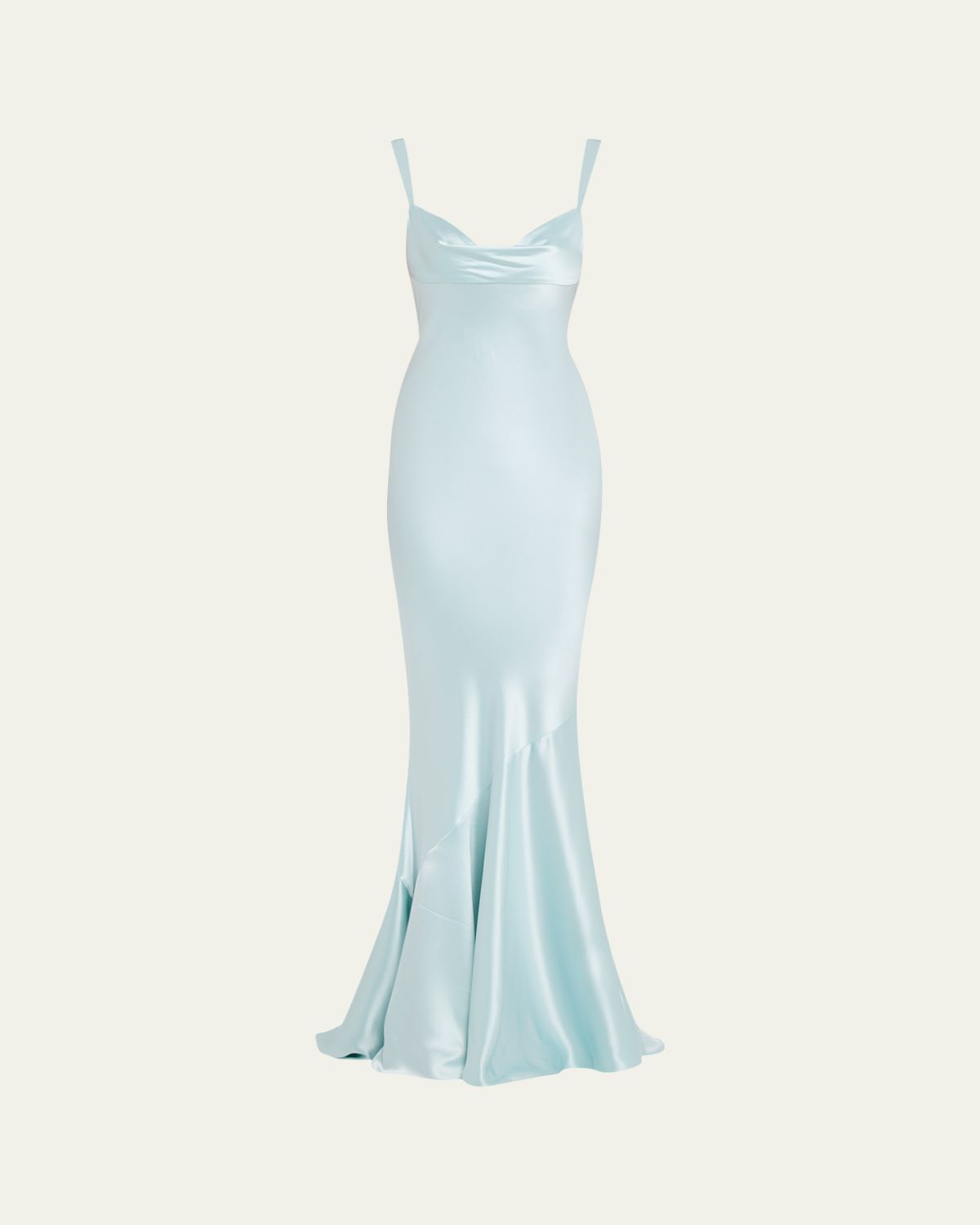 Retrofete Vinicia Draped Satin GOwn