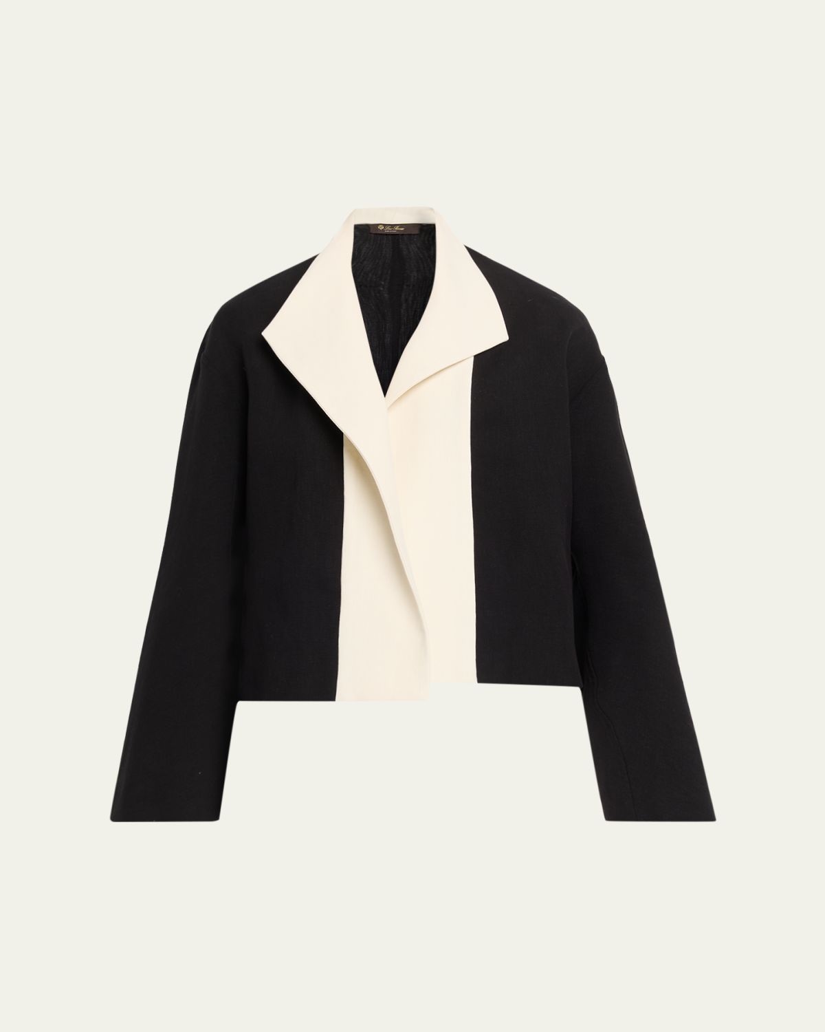 Loro Piana Jeff Linen Short Caban Jacket