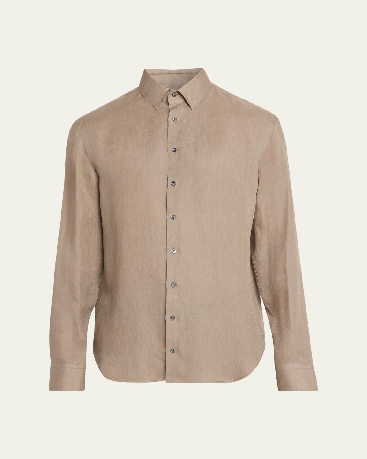 Giorgio Armani Men's Linen Button-Down Shirt
