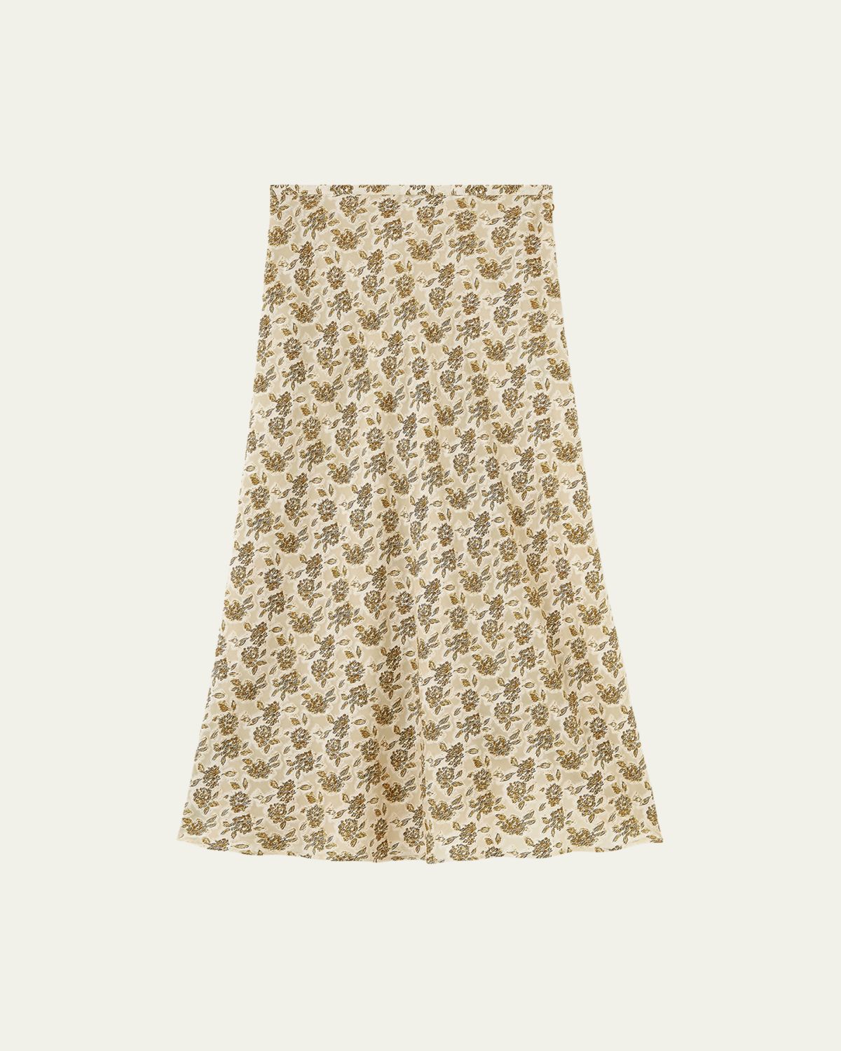 Loro Piana Simona Floral Silk Fil Coupé Midi Skirt | Thumbnail 6 Loro Piana Simona Floral Silk Fil Coupé Midi Skirt | Thumbnail 6