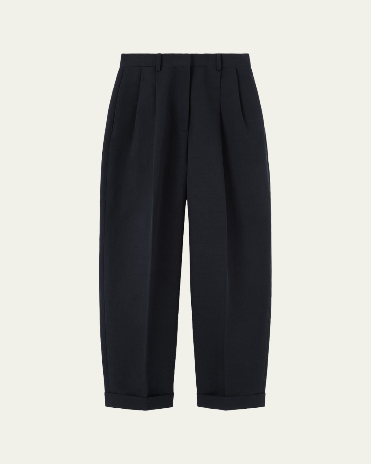 Loro Piana Cale Linen Straight-Leg Ankle Trousers | Thumbnail 6 Loro Piana Cale Linen Straight-Leg Ankle Trousers | Thumbnail 6