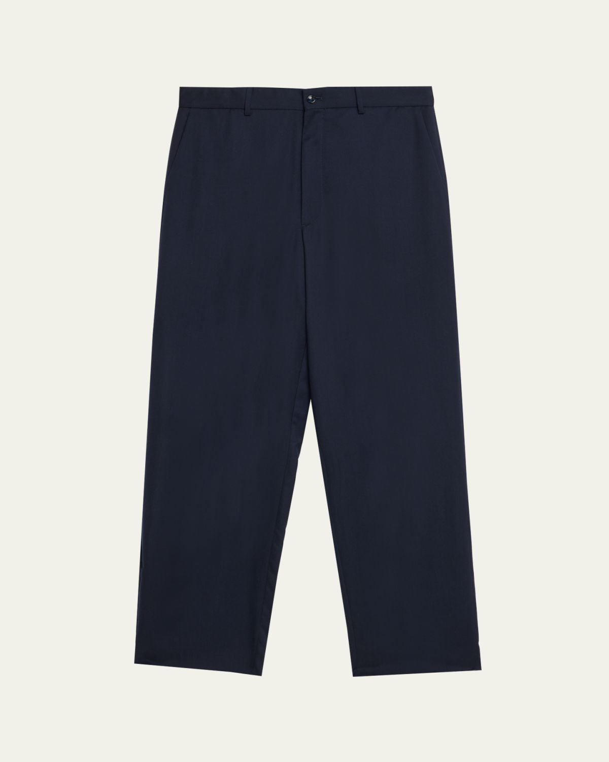 Giorgio Armani Cashmere Straight-Leg Tailored Pants