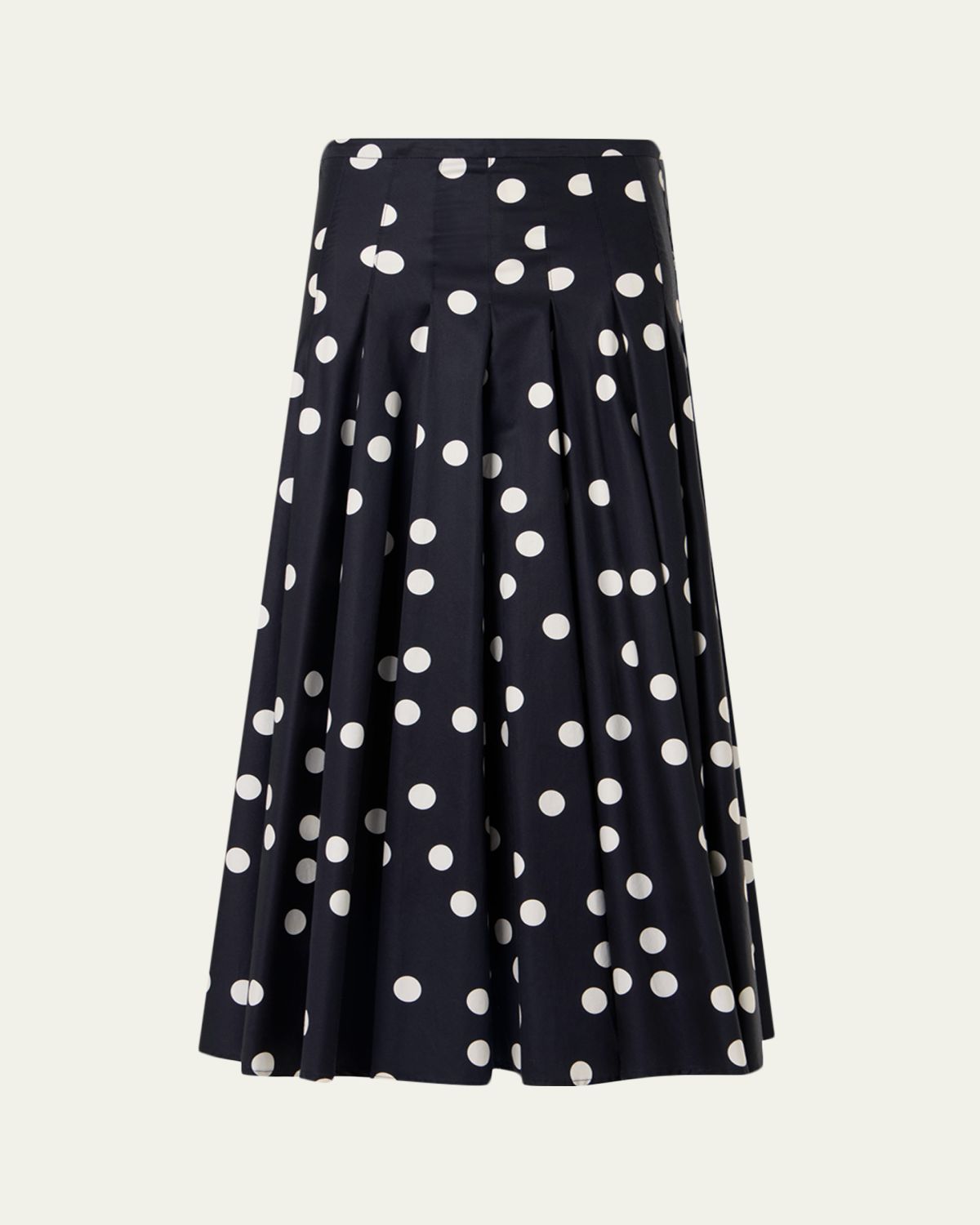 Akris punto Cotton Polka Dot Midi Skirt | Thumbnail 5