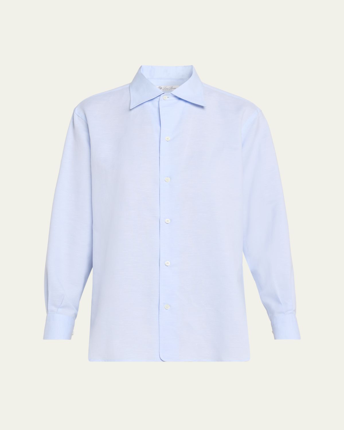 Loro Piana Franco Linen-Cotton Classic Shirt