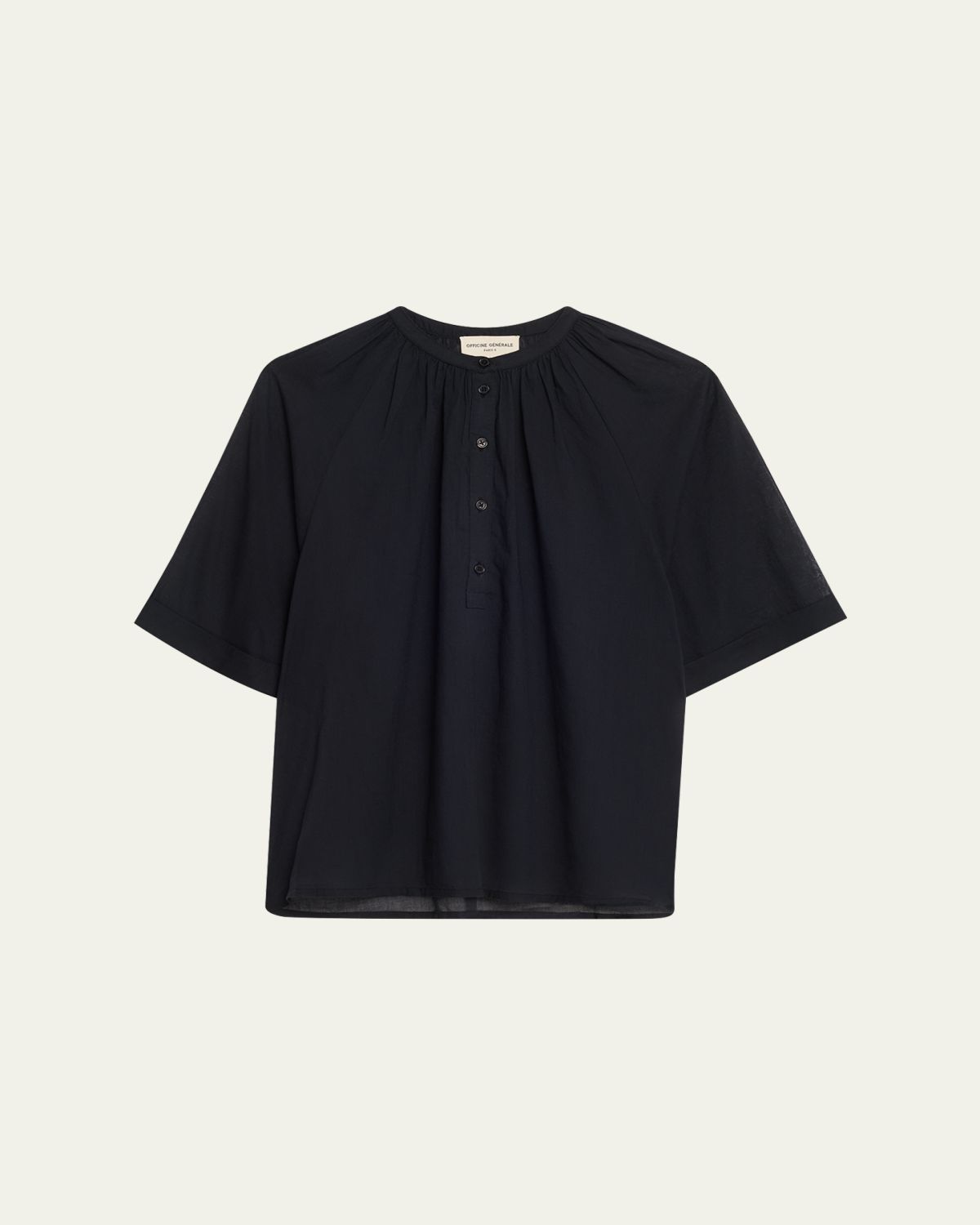 Officine Generale Noria Cotton Voile Shirt | Thumbnail 6 Officine Generale Noria Cotton Voile Shirt | Thumbnail 6